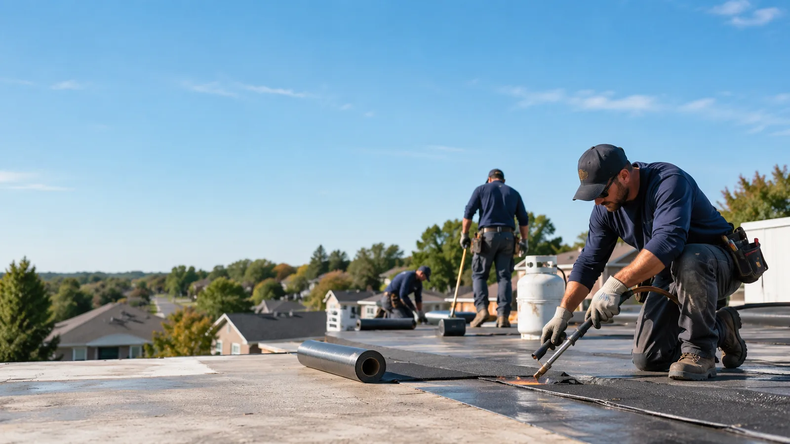 Flat Roof Leak Repair providers in Springville, IN